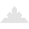Ekena Millwork Richland Architectural Grade PVC Gable Bracket, 36"W x 21"H x 2"D x 6"F, 14/12 Pitch GBP036X21X0206RIC00 - alternate 2